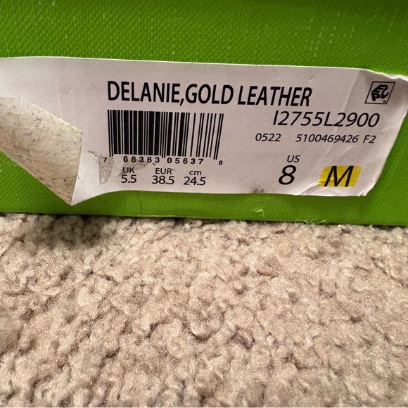 Sam Edelman Delanie Gold Leather Strappy Heels – Size 8.5 – NIB - Picture 4 of 6